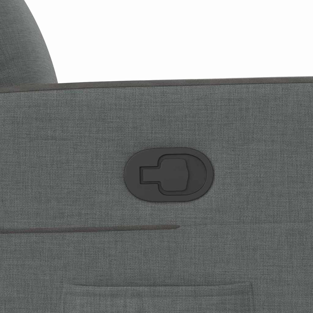 Poltrona reclinabile Grigio scuro 69 x 86 x 100 cm Tessuto 42020649