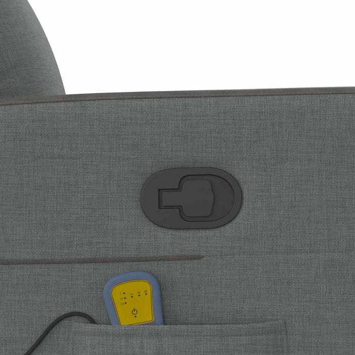Poltrona Massaggiante Grigio scuro 69 x 86 x 100 cm Tessuto 42020650