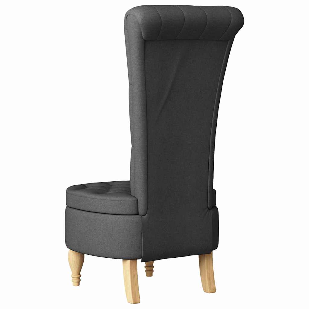 Poltrona Slipper Grigio scuro 56,5 x 70 x 110 cm Tessuto 42020679