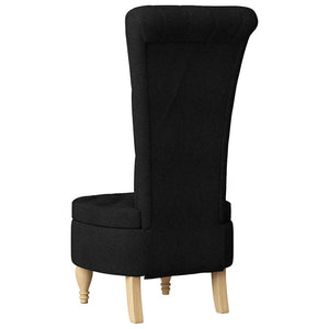 Poltrona Slipper Nero 56,5 x 70 x 110 cm Tessuto 42020680