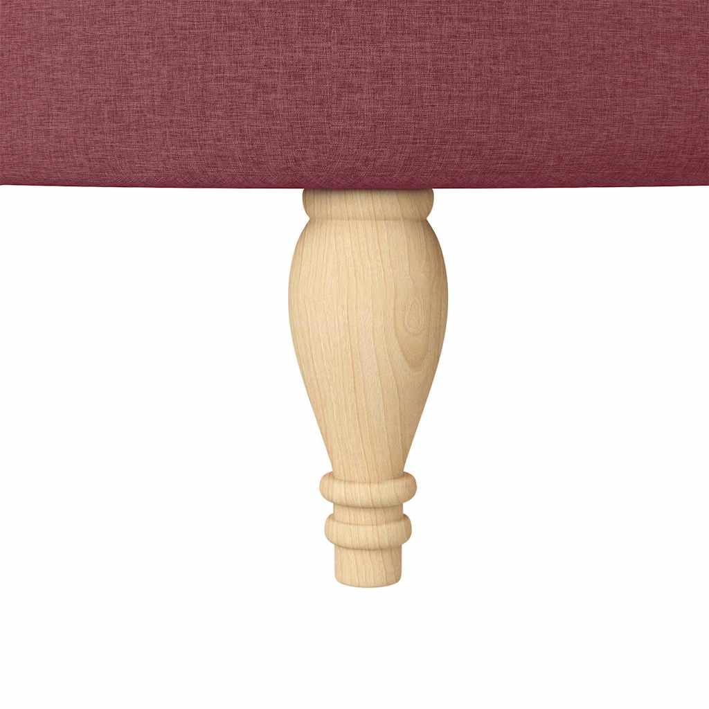 Poltrona Slipper Rosso Vino 56,5 x 70 x 110 cm Tessuto 42020681