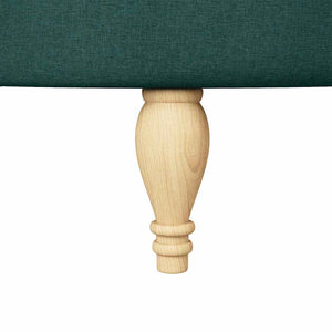 Poltrona Slipper Verde Scuro 56,5 x 70 x 110 cm Tessuto 42020682