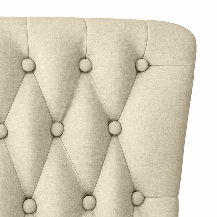 Poltrona Slipper Crema 56,5 x 70 x 110 cm Tessuto 42020684