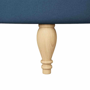 Poltrona Slipper Blu 56,5 x 70 x 110 cm Tessuto 42020685