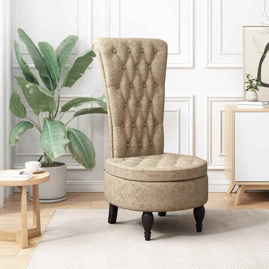 Poltrona Slipper Grigio chiaro 56,5 x 70 x 110 cm 42020687