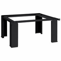 Pedestallo per Lavatrice Nero 64 x 55 x 32.5 cm Acciaio 42022033
