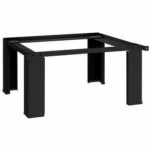 Pedestallo per Lavatrice Nero 64 x 55 x 32.5 cm Acciaio 42022033