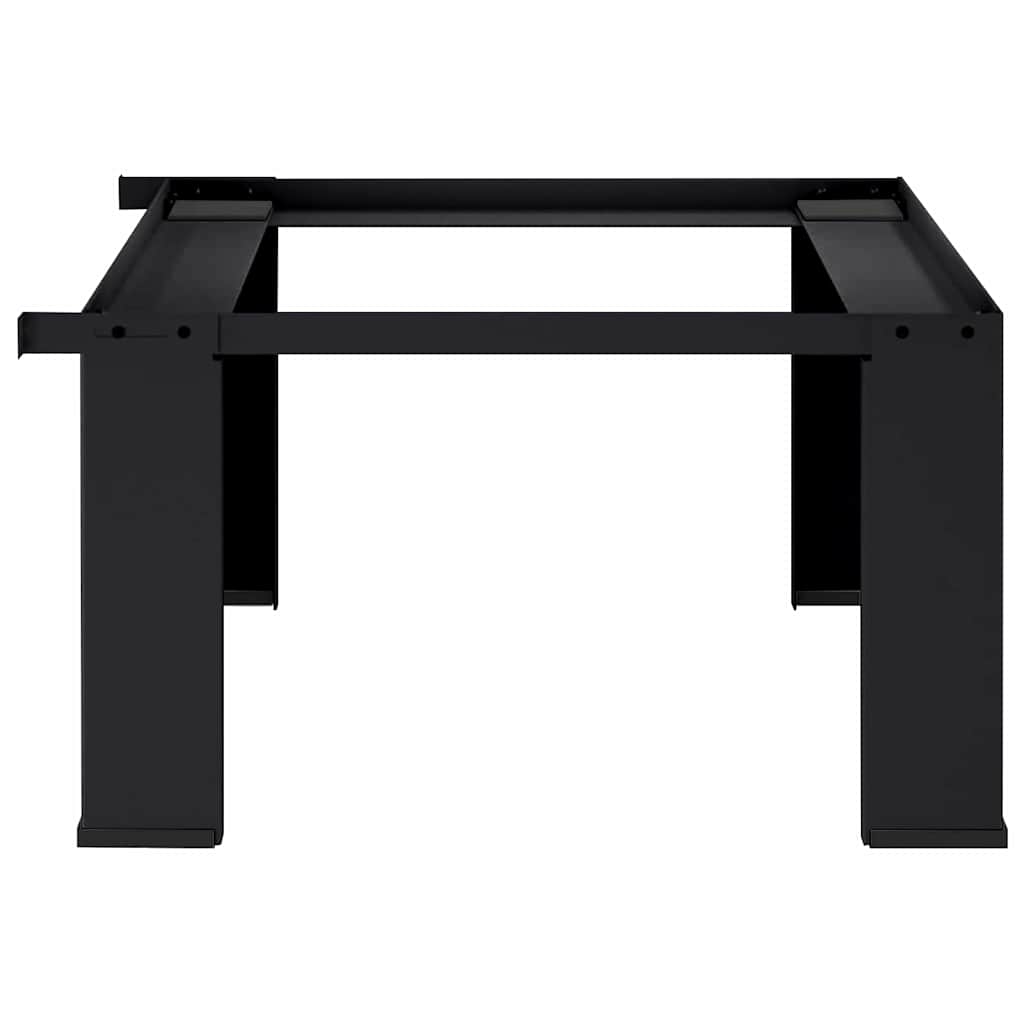 Pedestallo per Lavatrice Nero 64 x 55 x 32.5 cm Acciaio 42022033