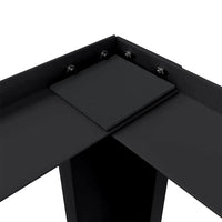 Pedestallo per Lavatrice 2 pcs Nero 64 x 55 x 32.5 cm Acciaio 42022034