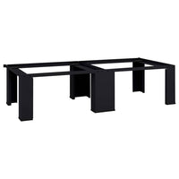Pedestallo per Lavatrice 2 pcs Nero 64 x 55 x 32.5 cm Acciaio 42022034