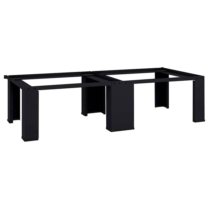 Pedestallo per Lavatrice 2 pcs Nero 64 x 55 x 32.5 cm Acciaio 42022034