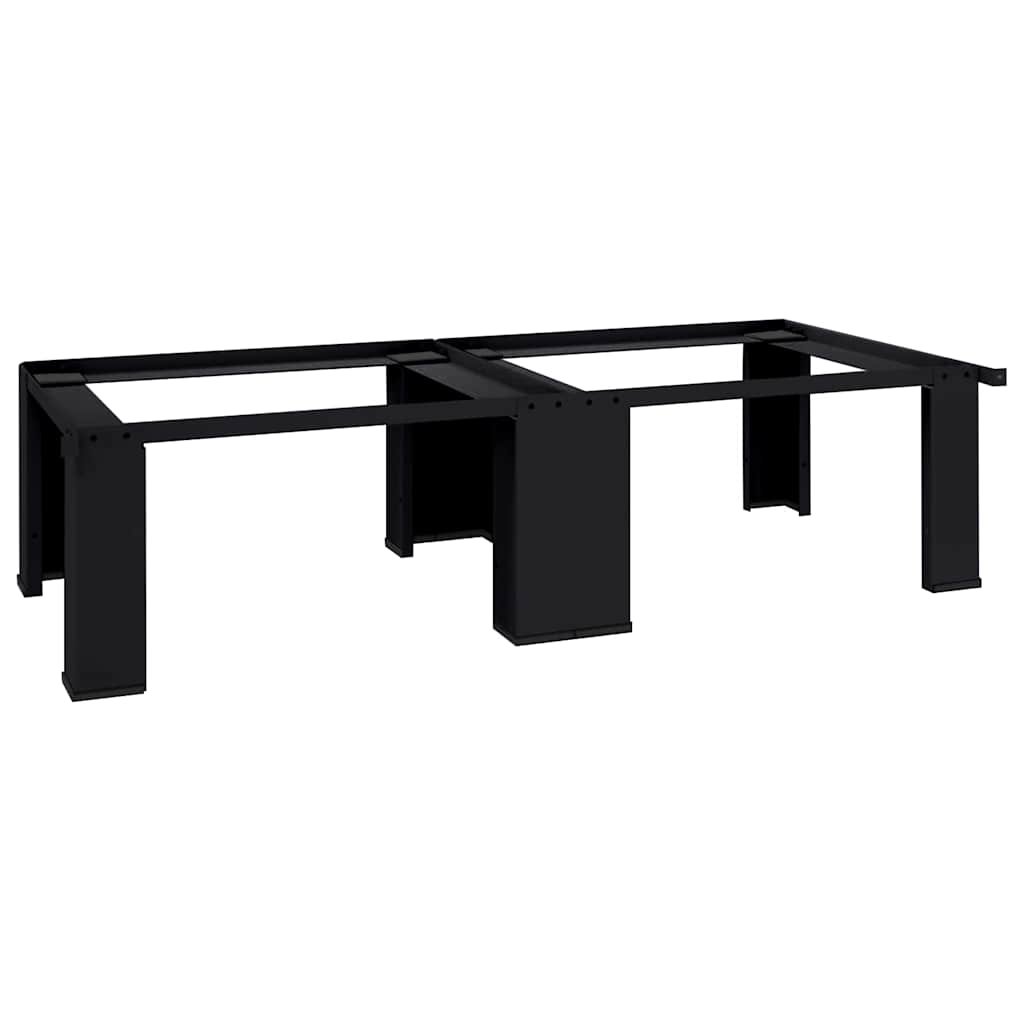 Pedestallo per Lavatrice 2 pcs Nero 64 x 55 x 32.5 cm Acciaio 42022034