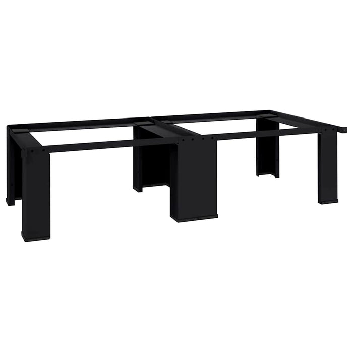 Pedestallo per Lavatrice 2 pcs Nero 64 x 55 x 32.5 cm Acciaio 42022034