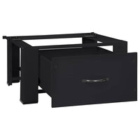 Pedestallo per Lavatrice Nero 64 x 55 x 32.5 cm Acciaio 42022035