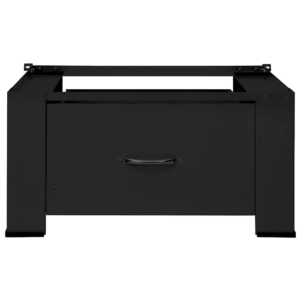 Pedestallo per Lavatrice Nero 64 x 55 x 32.5 cm Acciaio 42022035