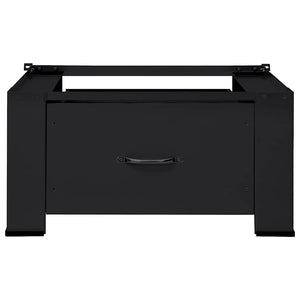 Pedestallo per Lavatrice Nero 64 x 55 x 32.5 cm Acciaio 42022035