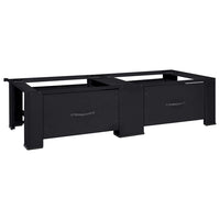 Pedestallo per Lavatrice 2 pcs Nero 64 x 55 x 32.5 cm Acciaio 42022036