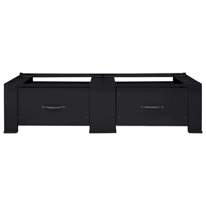 Pedestallo per Lavatrice 2 pcs Nero 64 x 55 x 32.5 cm Acciaio 42022036
