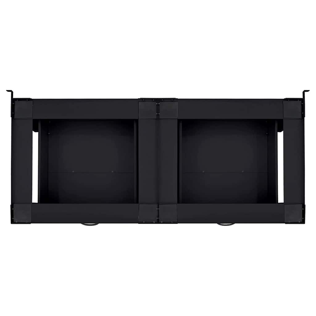 Pedestallo per Lavatrice 2 pcs Nero 64 x 55 x 32.5 cm Acciaio 42022036