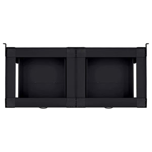 Pedestallo per Lavatrice 2 pcs Nero 64 x 55 x 32.5 cm Acciaio 42022036