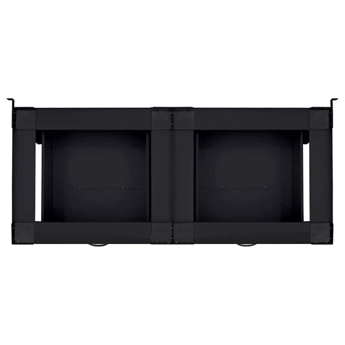 Pedestallo per Lavatrice 2 pcs Nero 64 x 55 x 32.5 cm Acciaio 42022036