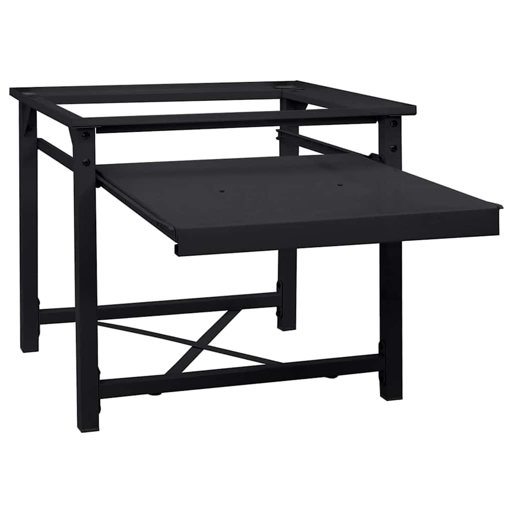 Pedestallo per Lavatrice Nero 64 x 55 x 32.5 cm Acciaio 42022037