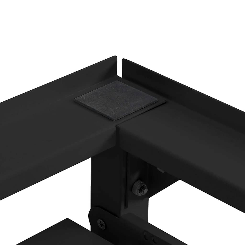 Pedestallo per Lavatrice 2 pcs Nero 64 x 55 x 32.5 cm Acciaio 42022038