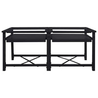 Pedestallo per Lavatrice 2 pcs Nero 64 x 55 x 32.5 cm Acciaio 42022038