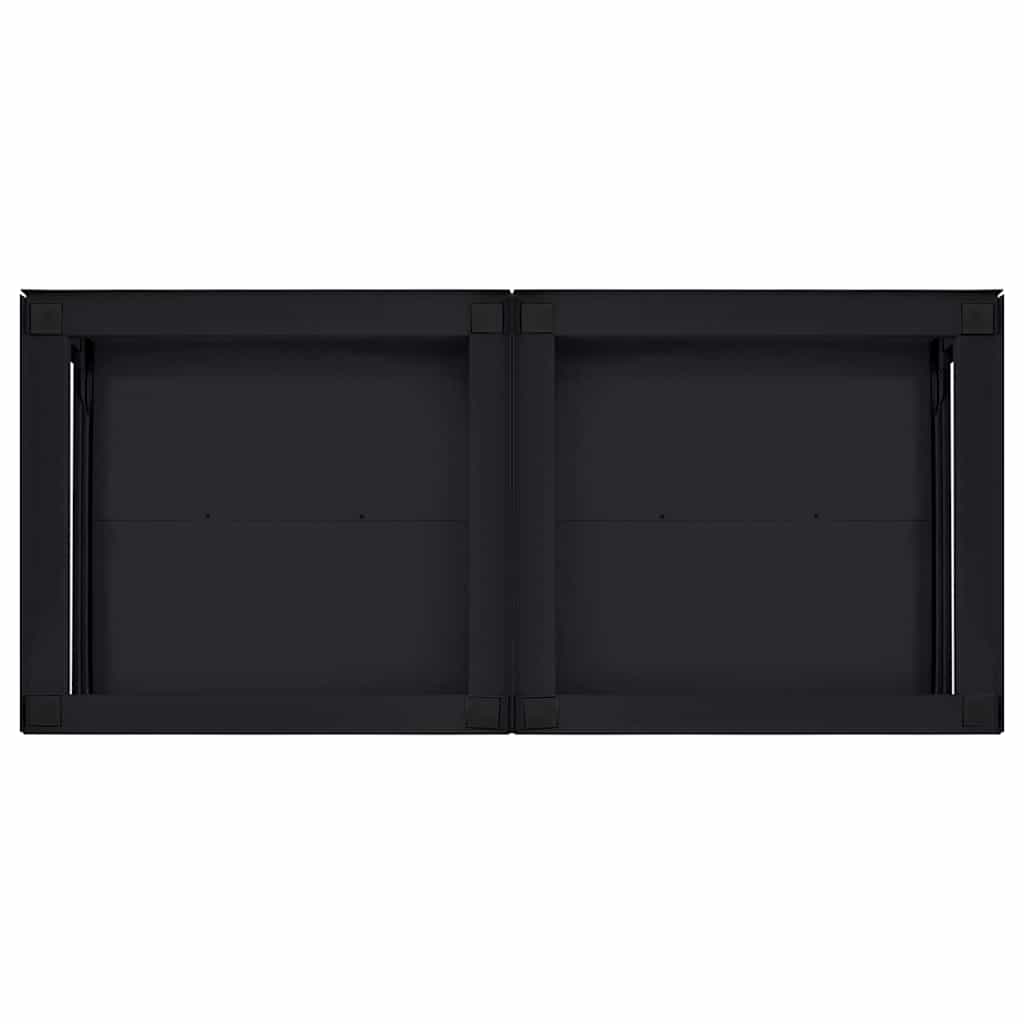 Pedestallo per Lavatrice 2 pcs Nero 64 x 55 x 32.5 cm Acciaio 42022038