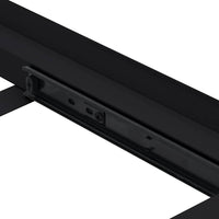 Mensola Intermedia per Lavatrice Nero 60 x 60 x 8 cm Acciaio 42022039