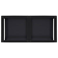 Pedestallo per Lavatrice 2 pcs Nero 64 x 55 x 32.5 cm Acciaio 42022041