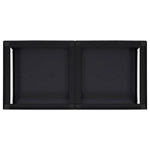 Pedestallo per Lavatrice 2 pcs Nero 64 x 55 x 32.5 cm Acciaio 42022041