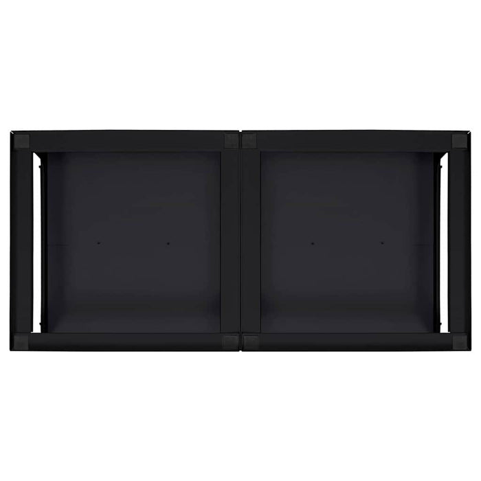 Pedestallo per Lavatrice 2 pcs Nero 64 x 55 x 32.5 cm Acciaio 42022041