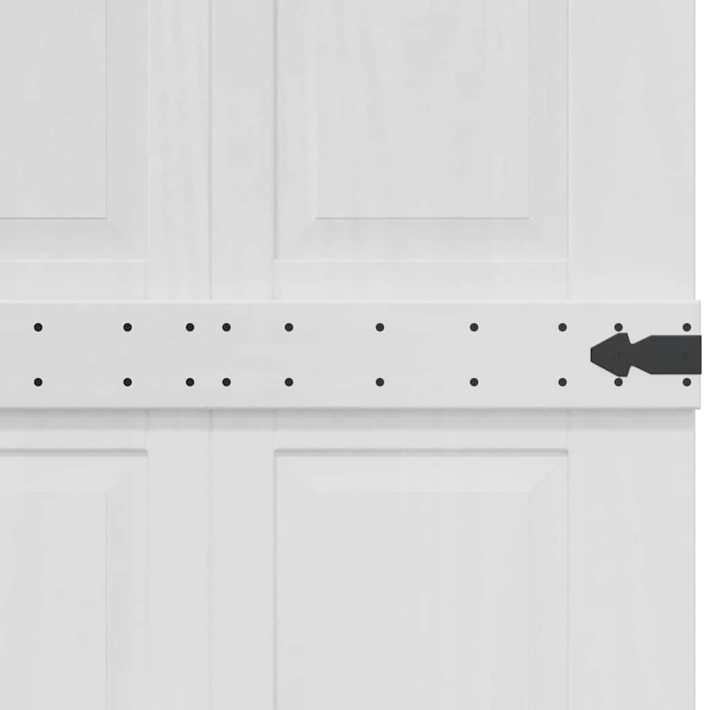 Porta Corona Bianco 70 x 210 cm Legno multistrato