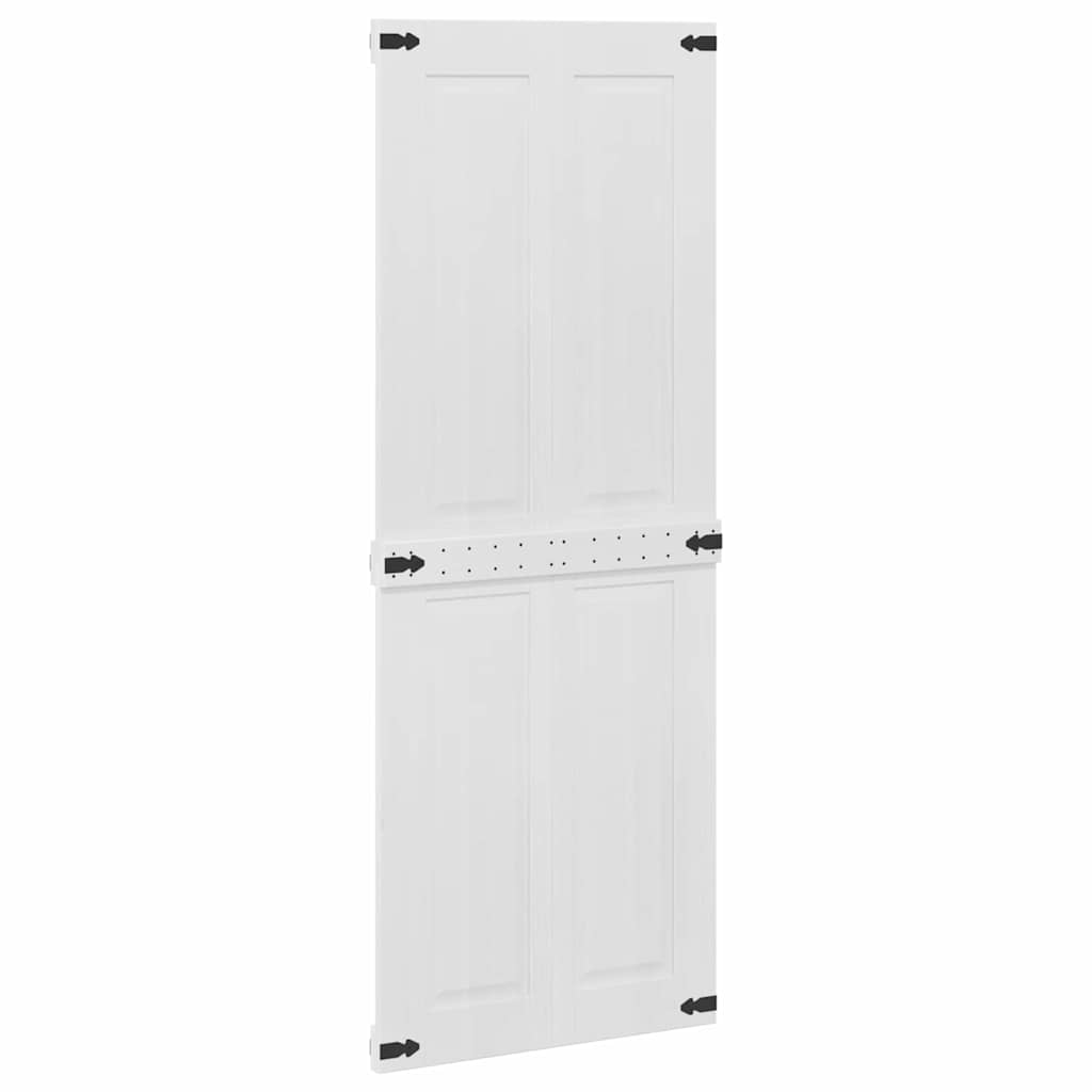 Porta Corona Bianco 80 x 210 cm Legno multistrato