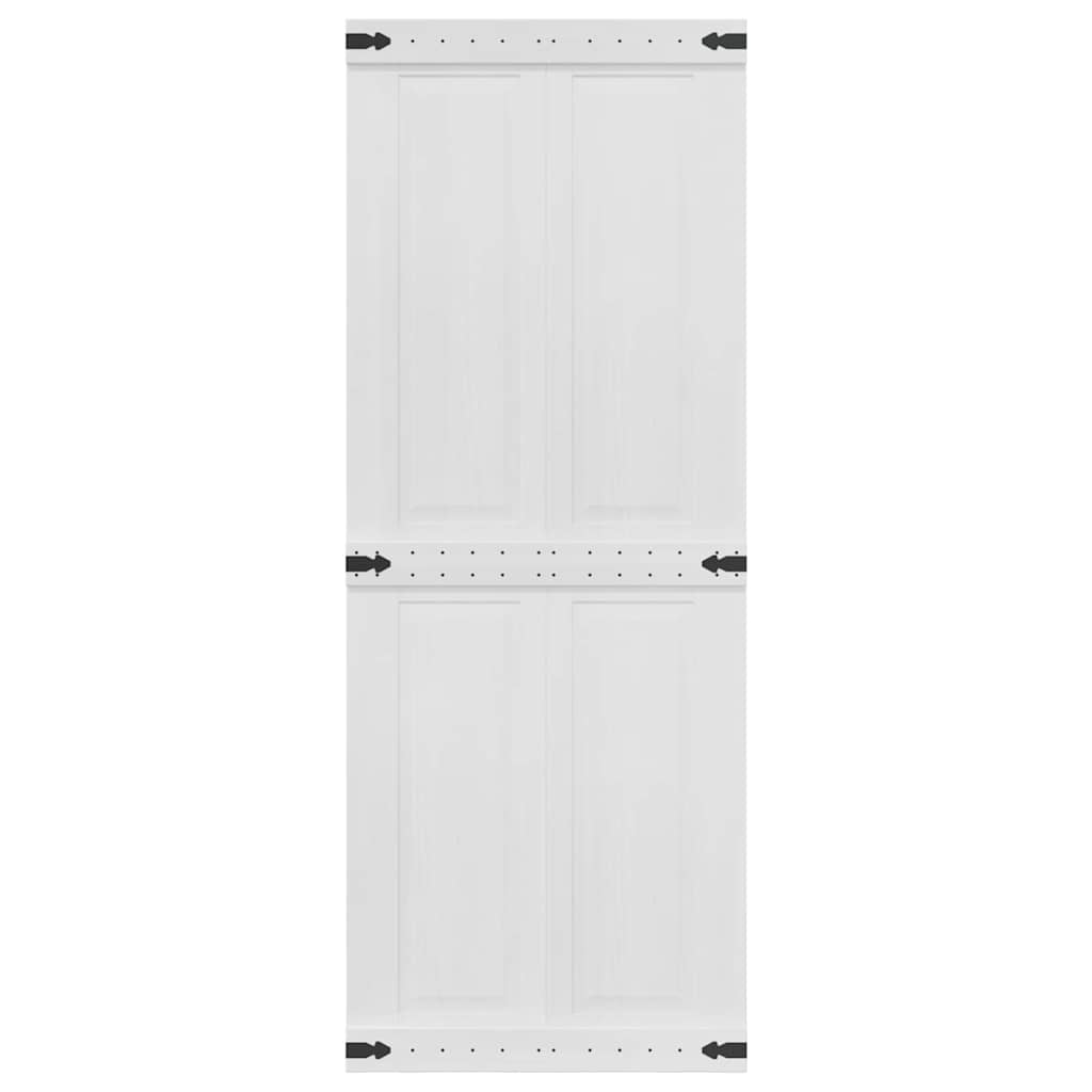 Porta Corona Bianco 80 x 210 cm Legno multistrato