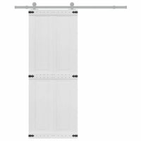 Porta Corona Bianco 80 x 210 cm Legno multistrato
