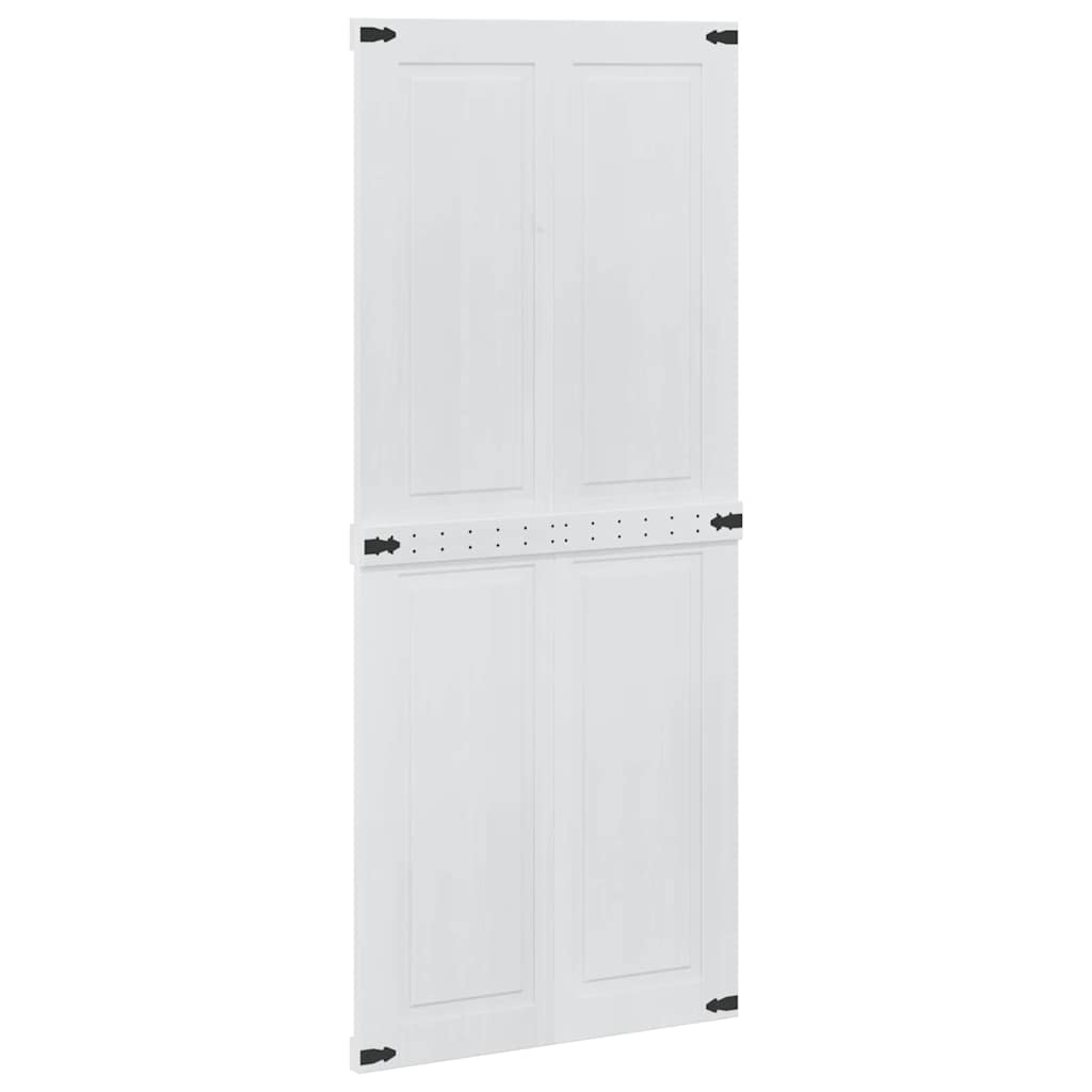 Porta Corona Bianco 90 x 210 cm Legno multistrato