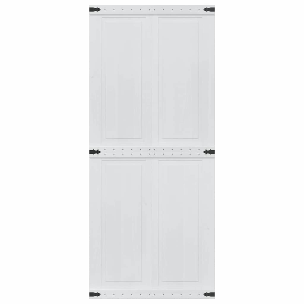 Porta Corona Bianco 90 x 210 cm Legno multistrato
