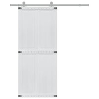 Porta Corona Bianco 90 x 210 cm Legno multistrato