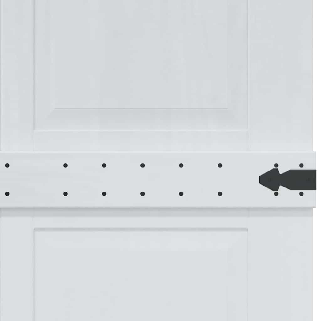 Porta Corona Bianco 100 x 210 cm Legno multistrato