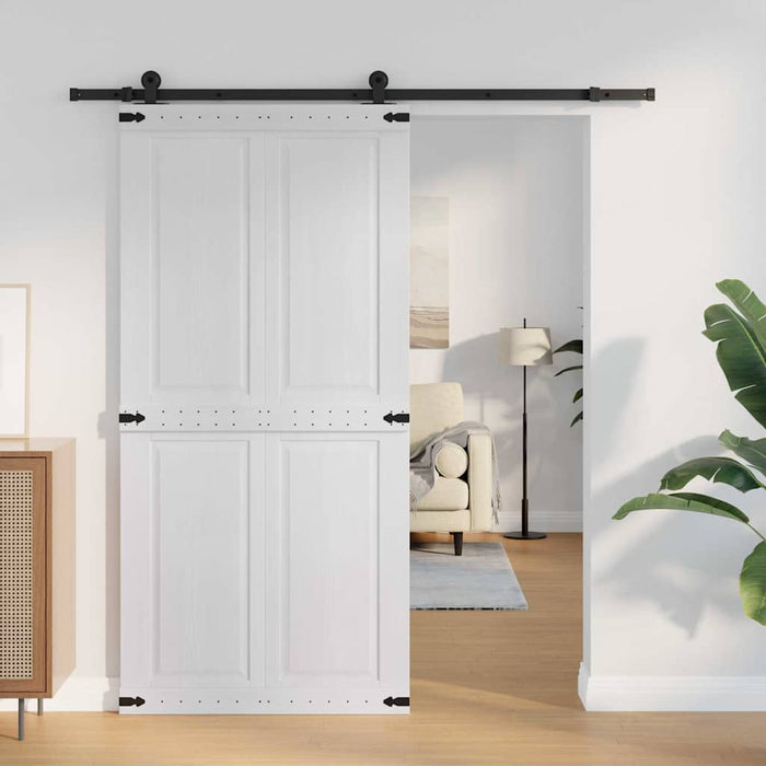 Porta Corona Bianco 100 x 210 cm Legno multistrato