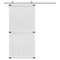 Porta Corona Bianco 100 x 210 cm Legno multistrato