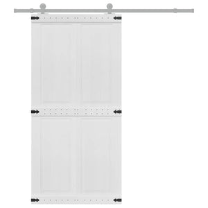 Porta Corona Bianco 100 x 210 cm Legno multistrato