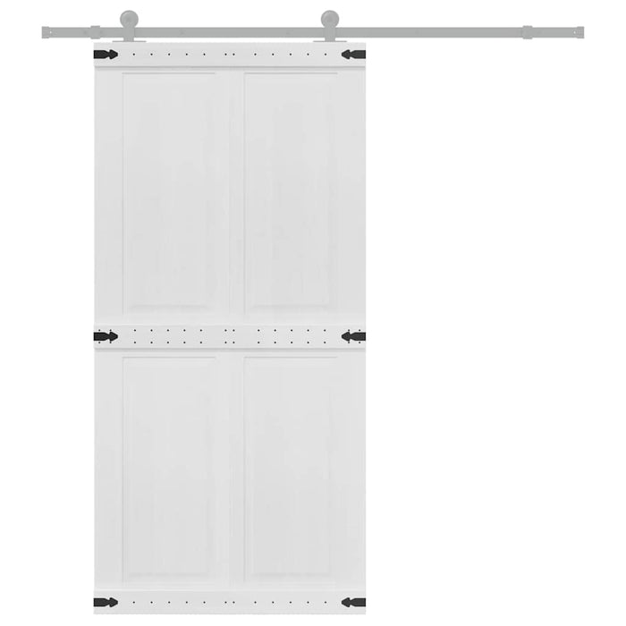 Porta Corona Bianco 100 x 210 cm Legno multistrato