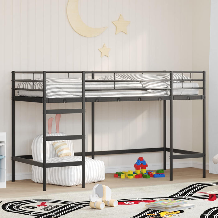 Struttura del letto loft per bambini Nero 100 x 190 cm 42020763