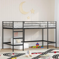 Struttura del letto loft per bambini Nero 107 x 201 cm 42020765