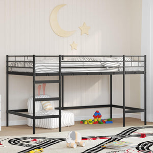 Struttura del letto loft per bambini Nero 107 x 201 cm 42020765