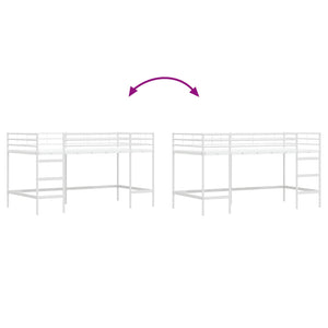 Struttura del letto loft per bambini Bianco 80 x 201 cm 42020767