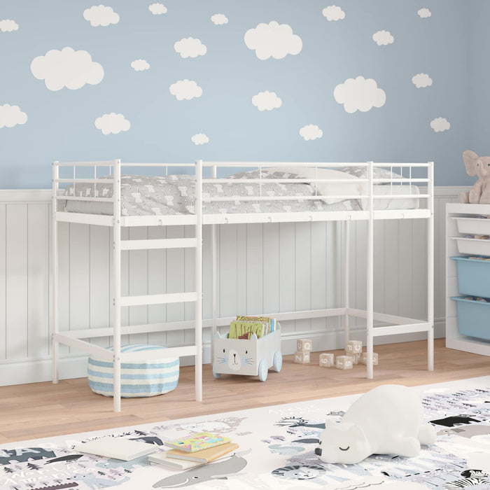 Struttura del letto loft per bambini Bianco 100 x 190 cm 42020770